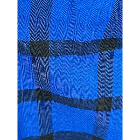 Pendleton skirt wool plaid knee length blue black - Picture 2 of 11